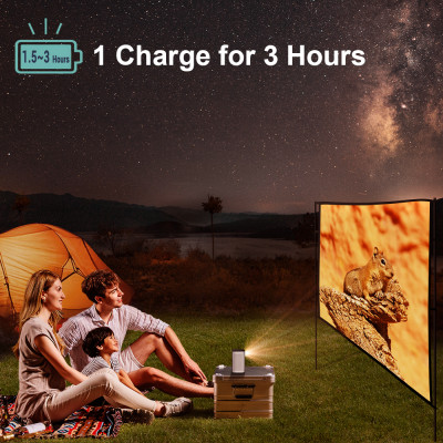 BYINTEK P70 DLP 4K Mini Projector with 3D Android...