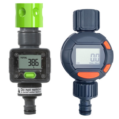 مقياس تدفق المياه لخرطوم الحديقة الخارجي ، ملء خزا...