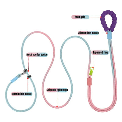 مقود الكلاب الحيوانات الأليفة حزام جرو للكلاب الصغ...