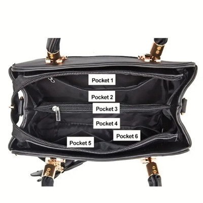 شنطة كتف مطرزة