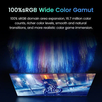 شاشة كمبيوتر Freesync ، شاشة مستقيمة منحنية VA ، I...