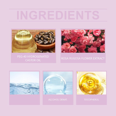 عطر شعر برائحة الورد