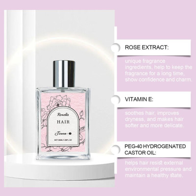 عطر شعر برائحة الورد