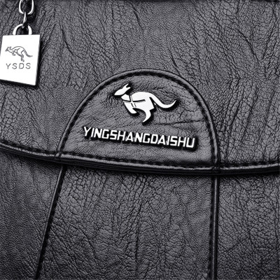 شنطة ظهر جلد ناعم