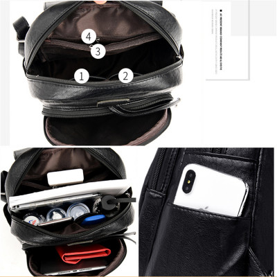 شنطة ظهر جلد ناعم