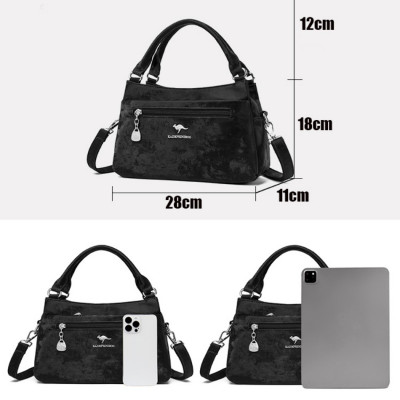 شنطة كتف جلد ناعم