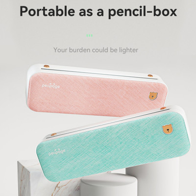 Peripage A40 طابعة ورقية محمولة صغيرة A4 طابعة حرا...