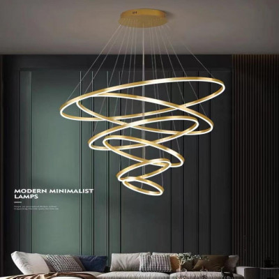 بساطتها الحديثة Led الثريا أضواء غرفة الجلوس wireأ...