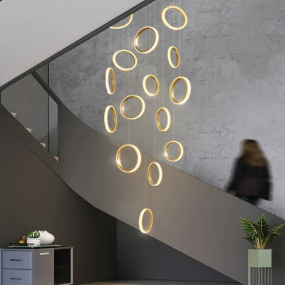 الثريات الألومنيوم لغرفة المعيشة ، تصميم تعليق ، م...