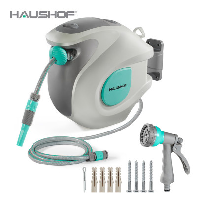 بكرة خرطوم حديقة قابل للسحب ، قفل خرطوم ، مسدس رش...