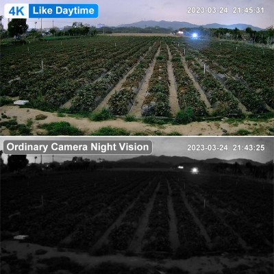 4K 8MP ضوء أسود مستوى كاميرا مراقبة الفيديو نظام ف...