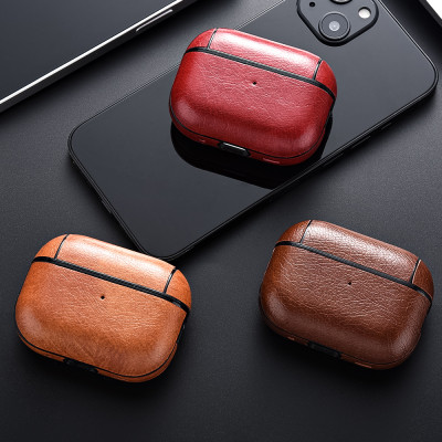 غطاء بلاستيكي صلب من الجلد لأجهزة AirPods Pro ، حافظة لسماعات الرأس ، 2nd Gen Funda لأجهزة AirPod 3 Pro ، أجهزة AirPods Pro 2 ، أجهزة AirPods Pro 2 ، 2023