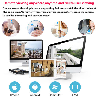5MP تويا الحياة الذكية واي فاي الأمن كاميرا IP الخارجية مقاوم للماء كاميرا بشكل قبة لاسلكية للكشف عن الإنسان CCTV كاميرا مراقبة فيديو