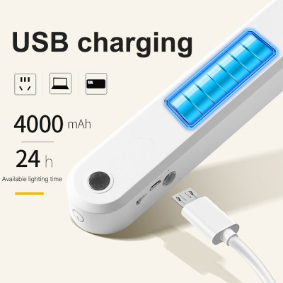 مكتب مصباح مكتب دراسة LED أضواء USB قابلة للشحن الجدول مصباح المغناطيسي يعتم حماية عيون نوم ليلة مصباح