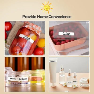 طابعة ملصقات صغيرة محمولة P15 ، طابعة حرارية بالأش...