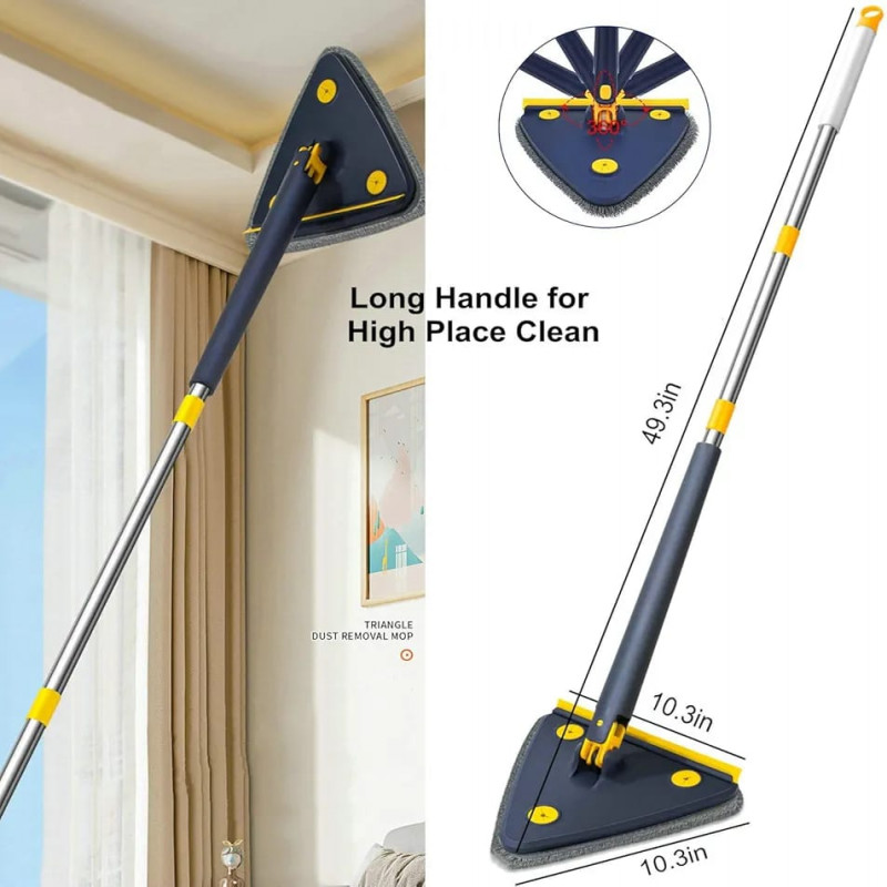 ممسحة تنظيف دوارة قابلة للتعديل