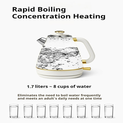 غلاية كهربائية تسخين سريع وعاء الماء الساخن مع مؤش...