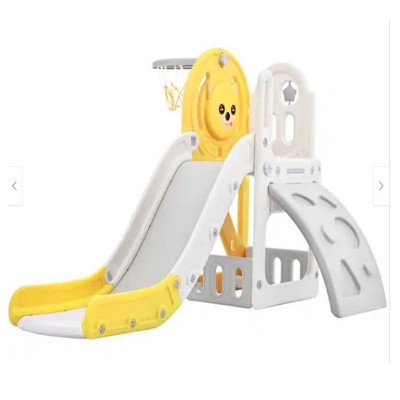 بيبي لف زحليقة بطة مع لوحة تسلق وكورة سلة كبيرة 18...