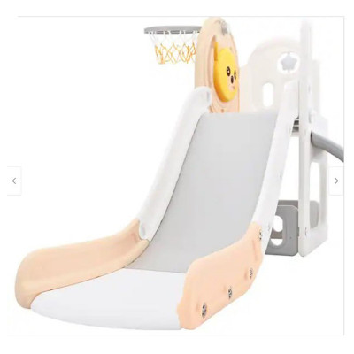 بيبي لف زحليقة بطة مع لوحة تسلق وكورة سلة كبيرة 18...