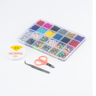 خرز انجليزي مع 2 لفة خيط ومقص 18-33-5470