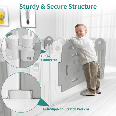 بيبي لف غرفة العاب أطفال دب قابلة للطي 148*115*62...