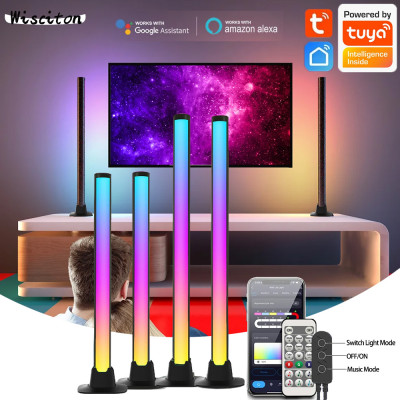 واي فاي RGB ضوء الليل الغلاف الجوي ، أدى إيقاع الم...