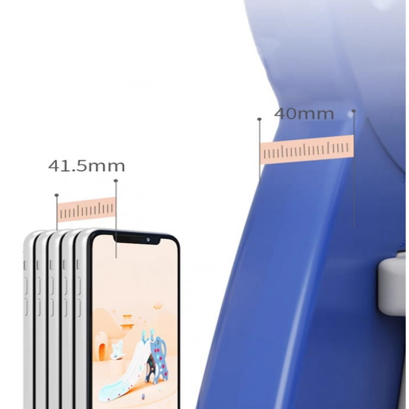 زحليقة علي شكل فيل قابلة للطي مع كرة سلة , أزرق