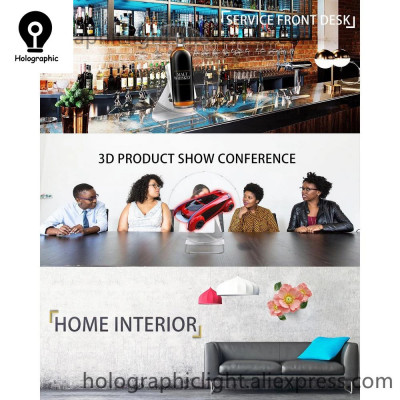 ثلاثية الأبعاد الإعلان العارض واي فاي Led تسجيل ال...