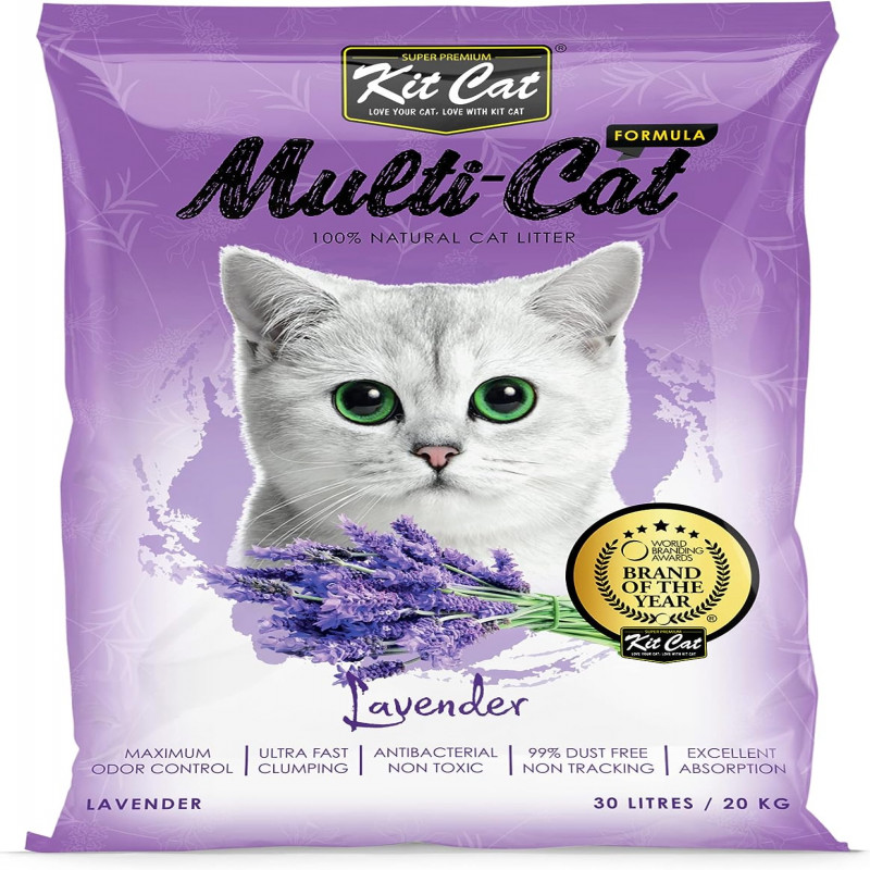 رمل كت كات مالتي كات لافندر20 لتر