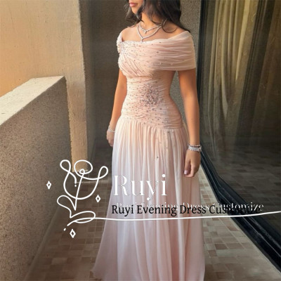 تخصيص الشيفون المحدبة مطوي الحلو فستان حفلة موسيقي...