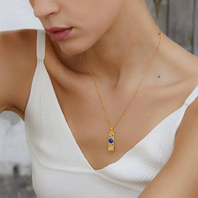 اللازورد تشيكوسلوفاكيا 925 الفضة مطلية بالذهب مطرو...