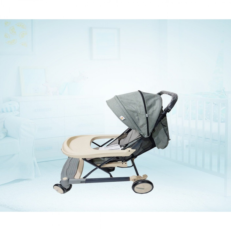 عربة أطفال سهلة الطي و خفيفة الوزن بمقعد قابل للتع...