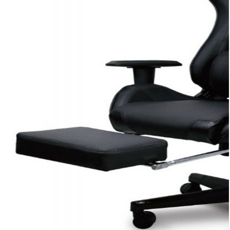 كرسي ألعاب فيديو جلد قابل للدوران مع مسند ودعم أسف...