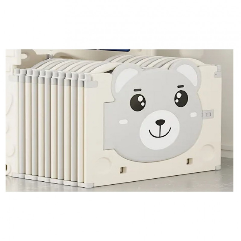 غرفة العاب أطفال دب مع كوخ كبير قابلة للطي 28-XG0-...