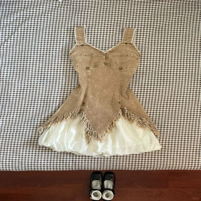 الصيف الكورية موضة ريترو 2 قطعة مجموعة النساء Y2K...