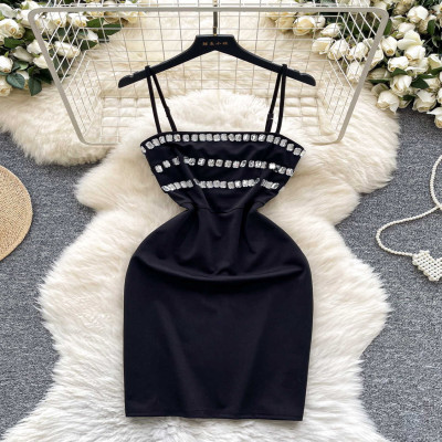 فستان سهرة نسائي أسود قوطي مكشوف الكتفين فساتين قص...