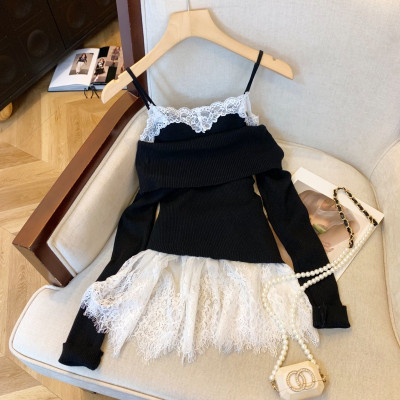 فستان سهرة نسائي أسود على شكل حرف a عتيق بدون أكتا...