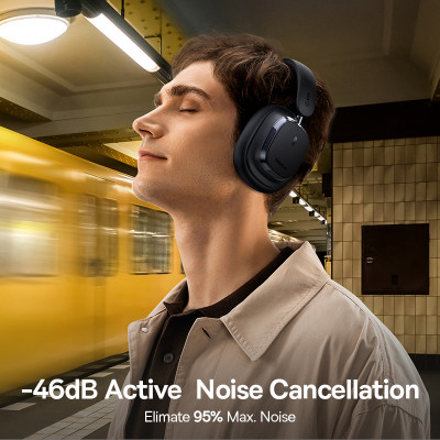 سماعات رأس لاسلكية Baseus Bowie 10 Max ، إلغاء الض...