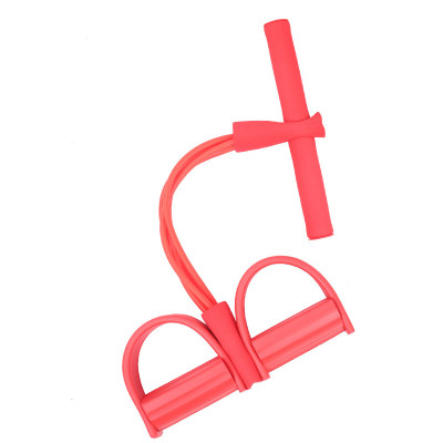 4 أحزمة مقاومة للبطن مرنة لسحب الحبال لممارسة التم...