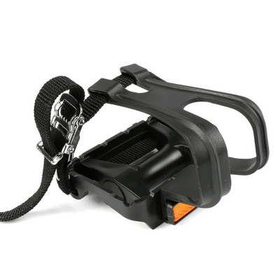 دواسات الدراجة مع مشبك وأشرطة إصبع القدم لركوب الد...