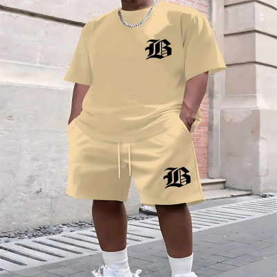 The 2025 summer new men's suit is a casual and fas...