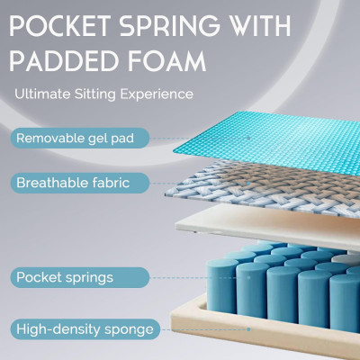 كرسي ألعاب Chulovs ، كرسي كمبيوتر مع مسند للقدم ود...