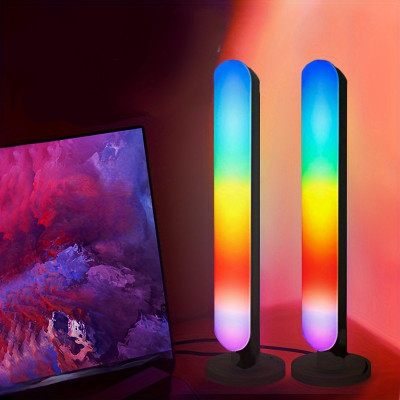 1/2 LED الموسيقى إيقاع البيئة مصباح الأشعة تحت الح...