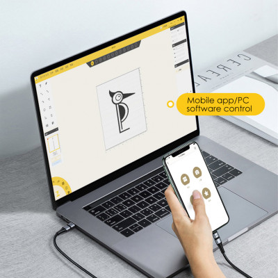 ليزر بيكر 2 حفارة الليزر المحمولة الخشب آلة الحفر...