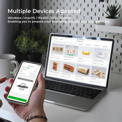 آلة النقش بالليزر من xtoole f1 مع صمام ثنائي + الأ...