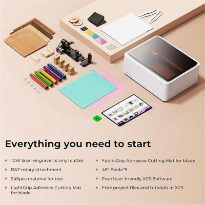 آلة النقش بالليزر m1 10 واط ، 3 في 1 ، آلة النقش و...