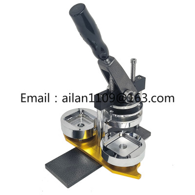 ماكينة صنع أزرار مربعة الشكل ، قاطعة ، شارة دبوس ،...