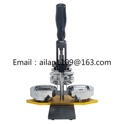 ماكينة صنع أزرار مربعة الشكل ، قاطعة ، شارة دبوس ،...