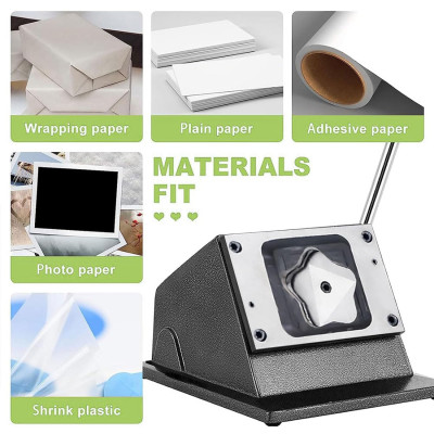 مجموعة ماكينة نجمة خماسية ، قطع أزرار ، 58x58 ، صن...