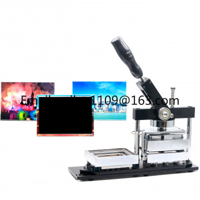 زر ثلاجة مستطيل الشكل ، صنع الشارات ، الورق ، 80 ×...